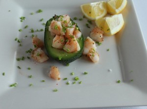 Shrimp in Vanilla Butter