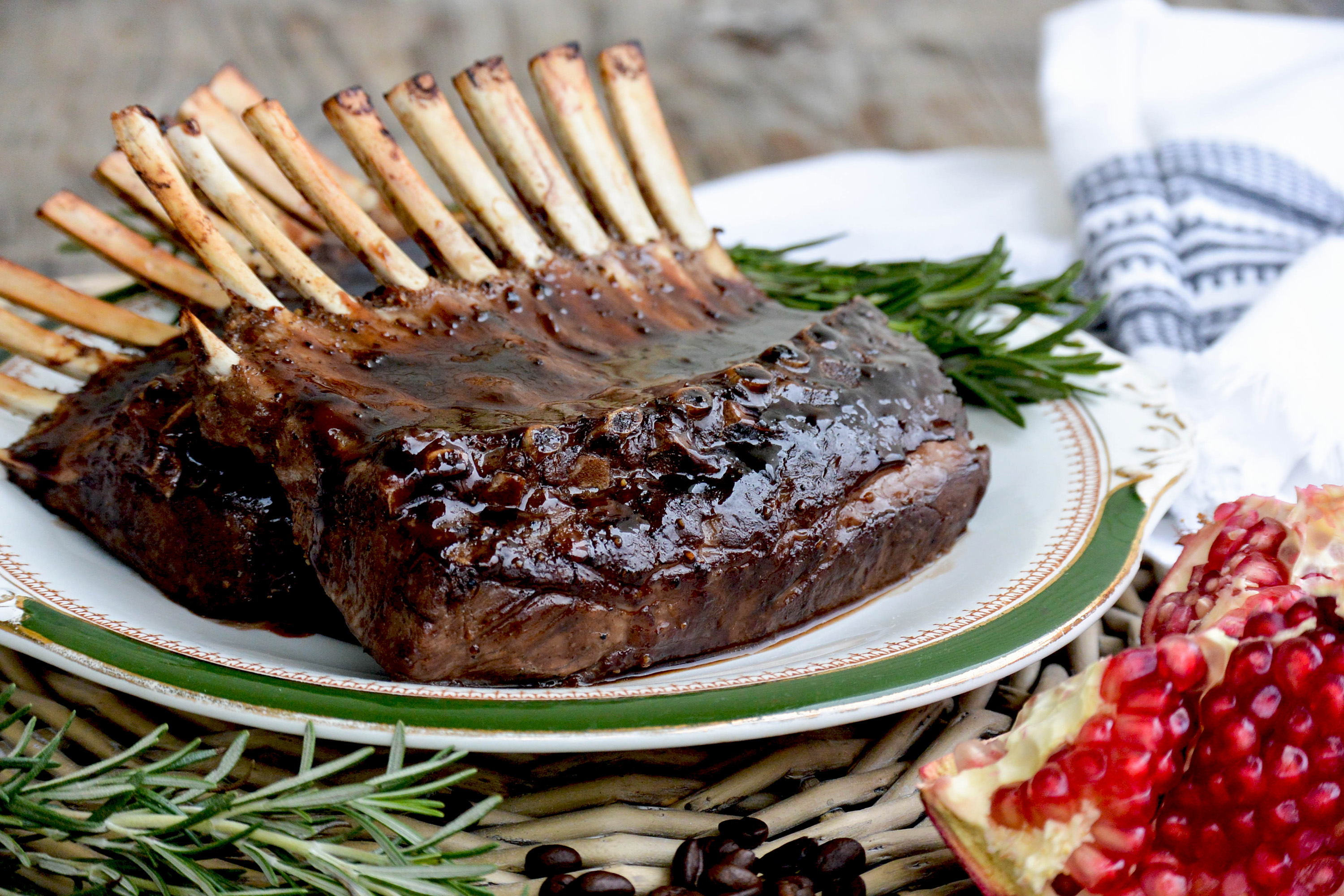 Rack of Lamb with PomegranateCoffee Sauce SousVide Supreme Blog