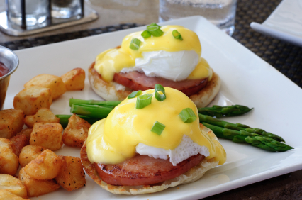 Breakfast with Eggs Benedict, Sous-Vide Style