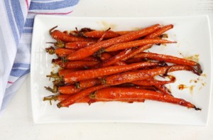 Maple Glazed Carrots with Toasted Pecans and Mint