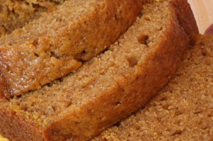 pumpkin bread cooked sous vide