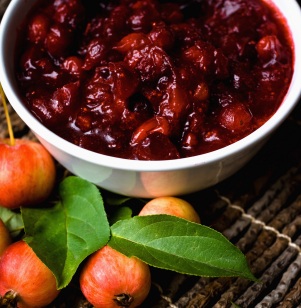 cranberry sauce cooked sous vide 