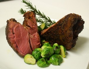 Leg of Lamb and Brussels Sprouts #sousvide