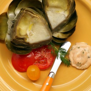 grilled artichoke