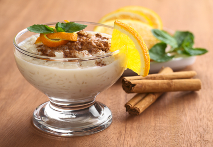 Delicious Rice Pudding with Cinnamon