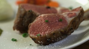 Sous Vide Rack of Lamb with Herb Butter