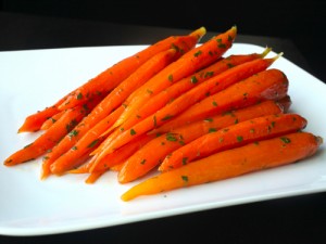 Sous Vide Minted Heirloom Carrots