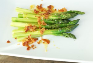 Sous Vide Asparagus Citronette with Crispy Pancetta 