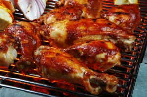 Chocolate Chili Barbecued Chicken 