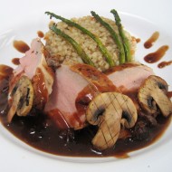 Sous Vide Provimi Veal Tenderloin with Barley Risotto