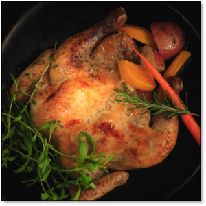 Fennel-Scented Cornish Game Hens