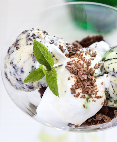 Mint Gelato Sundae