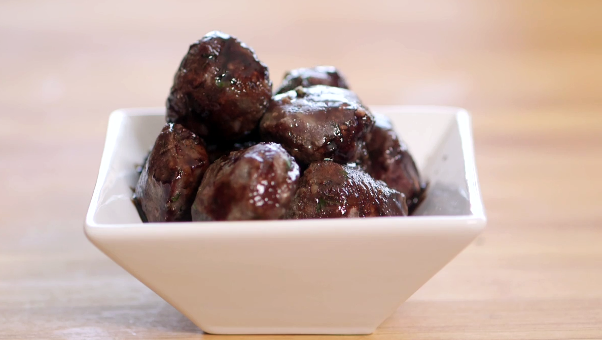 wagyu meatballs cooked sous vide