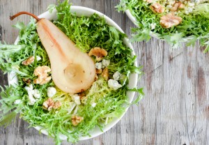 Poached Pear Salad 