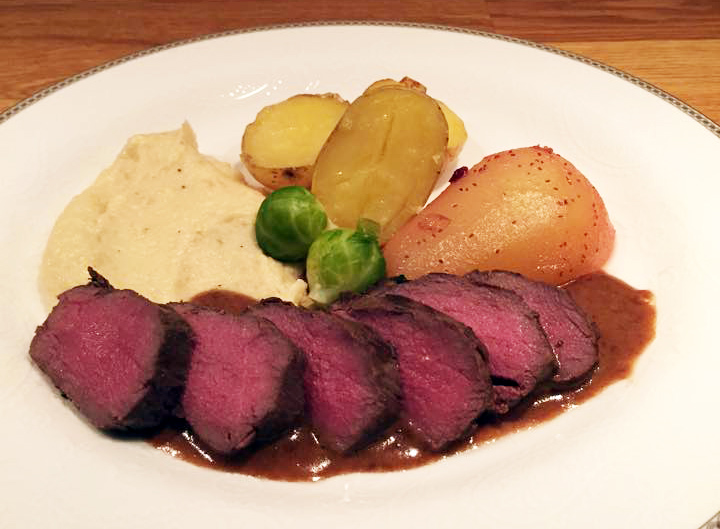 Norwegian Roe Deer Filet with Port Wine Sauce SousVide Supreme Blog