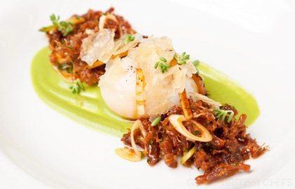 Slow Cooked Duck Egg with Peking Style Leg Meat | SousVide Supreme Blog