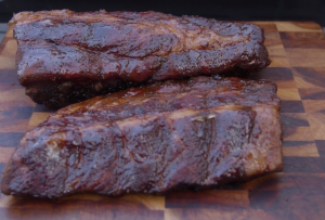 Baby Backs with Maple Whisky Sauce