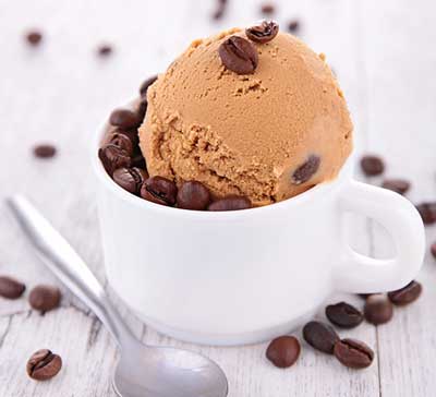 coffee gelato sous vide