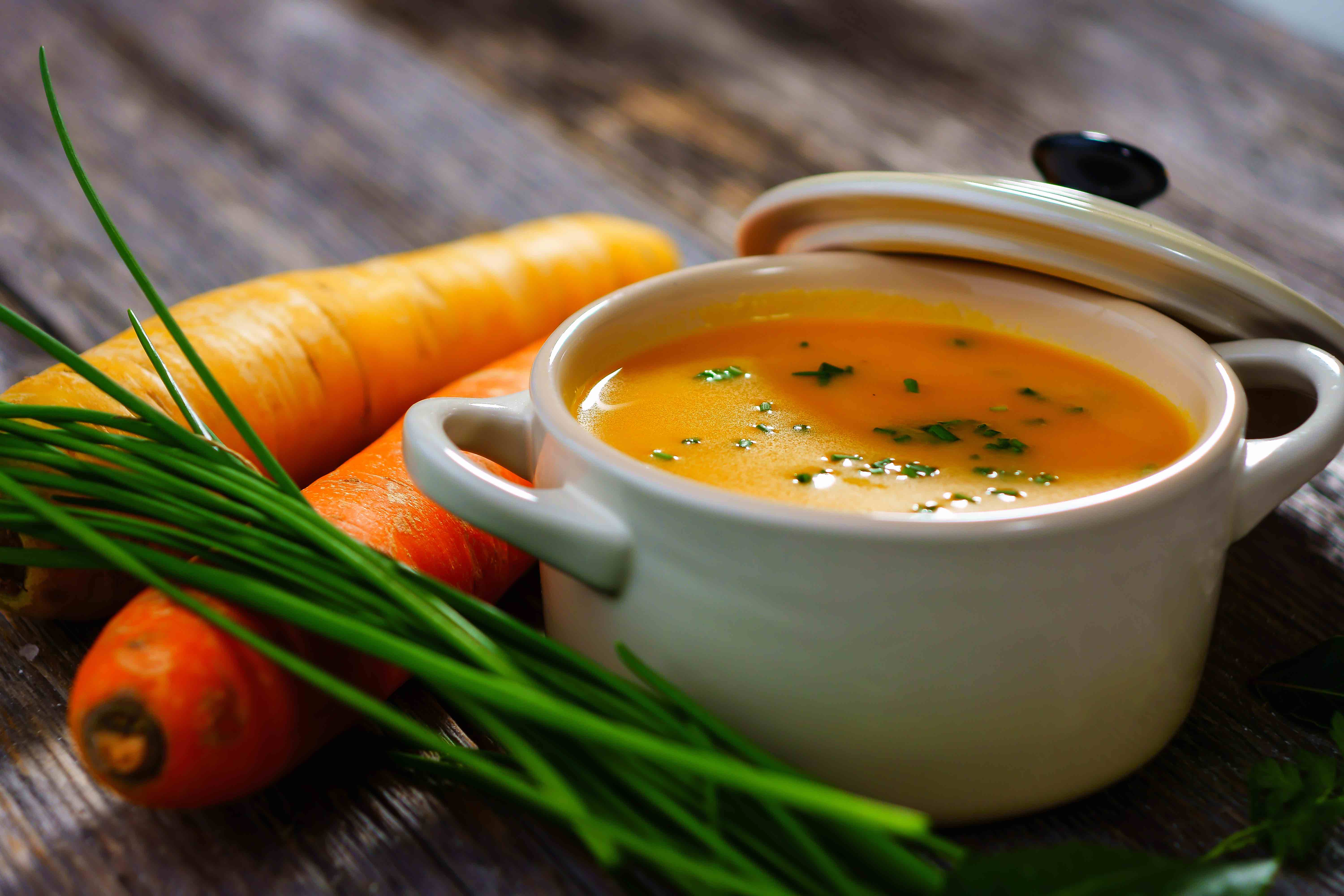 Carrot Ginger Soup - Cook2eatwell